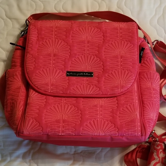 petunia pickle bottom pink diaper bags